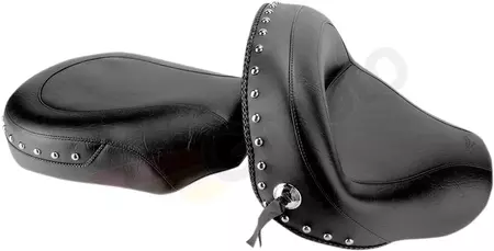 Mustang Vinyl 2-Up Seat Touring Concho noir - 76070
