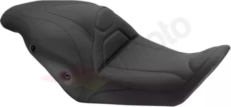 Mustang Vinyl 2-Up Seat Smooth Tripper preto - 76840