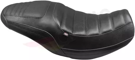 Mustang Vinyl 2-Up Seat Tripper Horizontal Tuck and Roll preto - 76320