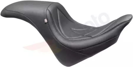 Mustang Vinilo 2-Up Tripper Asiento liso negro - 84100