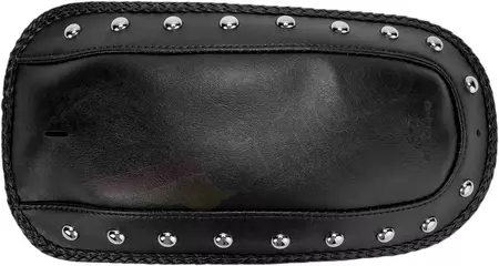 Mustang Synthetic Leather Studded wing cap μαύρο - 78076