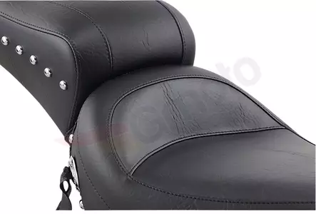 Siedzenie Mustang Vinyl 2-Up Seat Studded czarne -5