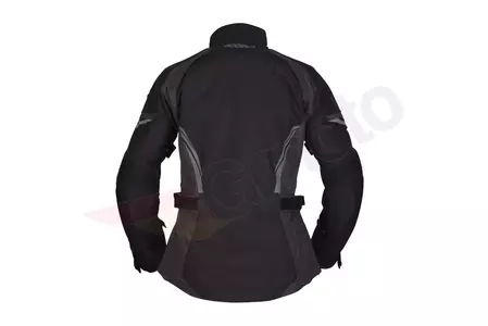 Modeka Amberly Дамско яке за мотоциклет черно/тъмно сиво 36-2