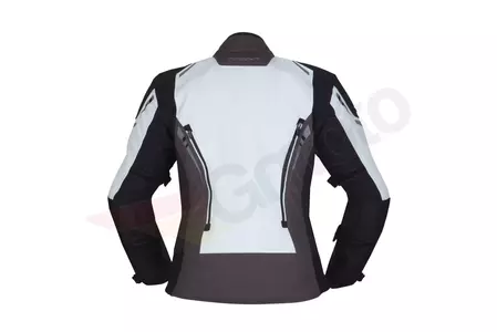Modeka Takuya Dámská bunda na motorku popelavě šedá-černá 52-2