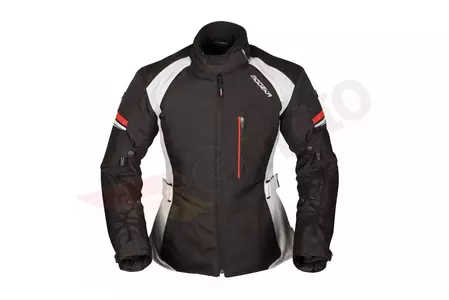 Modeka Violetta Lady jachetă de motocicletă negru și cenușă 34-1