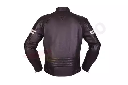 Modeka August 75 chaqueta de moto de cuero marrón/arena S-2