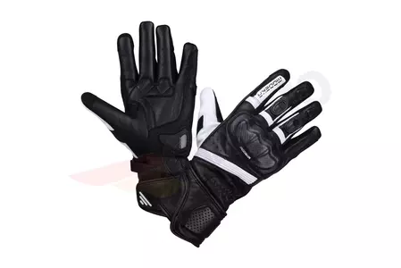 Modeka Miako motoristične rokavice črno-bele 14-1