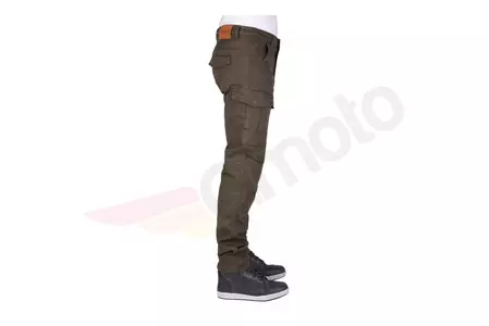 Spodnie motocyklowe jeans Modeka Brandon Cargo oliwkowe 34 -2