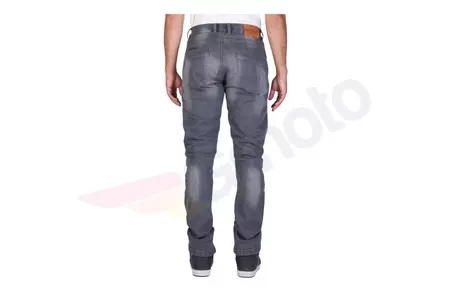 Modeka Glenn II calças de ganga para motociclistas em cinzento lavado 34-3