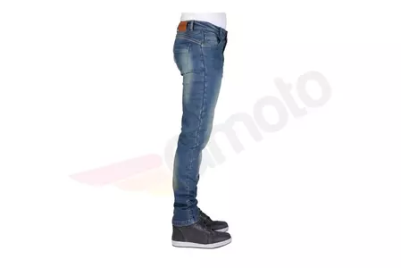 Modeka Glenn Slim azul claro L28 calças de ganga para motociclistas-2