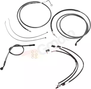 Magnum Black Pearl stålflettet slange- og kabelsæt - 487881