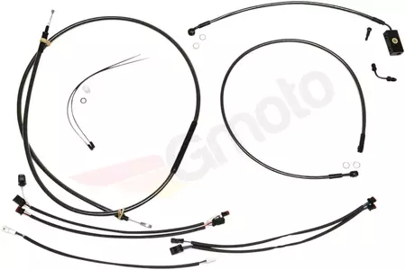 Комплект маркучи и кабели със стоманена оплетка Magnum Black Pearl - 487942