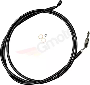 Cablu de ambreiaj hidraulic Magnum în împletitură de oțel negru - SBB0111-76