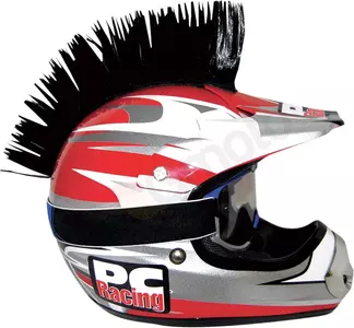 PC Racing Mohawk Helm Irokese schwarz - PCHMBLACK