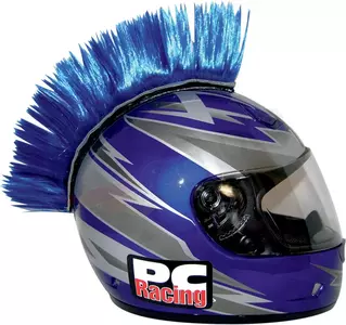 Casque PC Racing Mohawk bleu iroquois