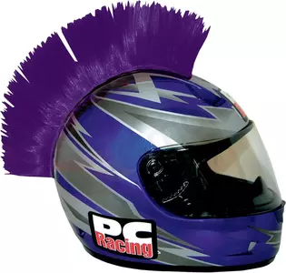 PC Racing Capacete roxo Mohawk Iroquois - PCHMPURPLE