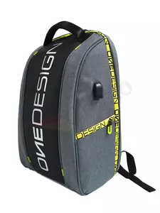 Onedesign vízálló hátizsák fekete/szürke - ZAINO 