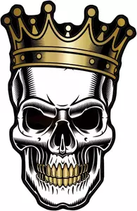 Emblemat Onedesign PVC Skull multikolor  - 5030P 