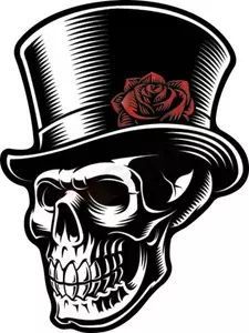 Emblema Onedesign Skull multicolore in PVC - 5032P 