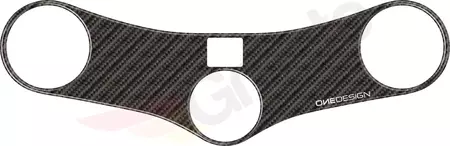 Onedesign PVC Carbon Fiber motorfiets stuurplank sticker - PPSH19P 