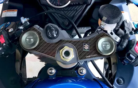 Onedesign PVC naljepnica na polici za upravljač motocikla od karbonskih vlakana-2