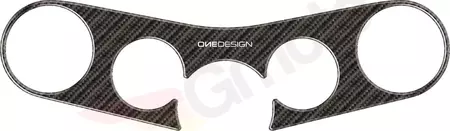 Onedesign PVC szénszálas motorkerékpár kormány polc matrica - PPSS3P 