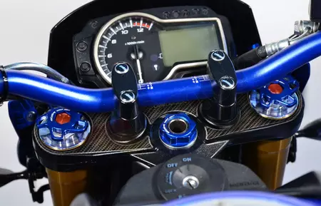 Naklejka na półkę kierownicy motocykla Onedesign PVC Carbon Fiber -2