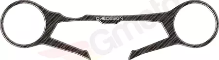 Onedesign PVC Carbon Fiber motorfiets stuurplank sticker-2