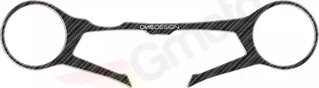 Onedesign PVC Carbon Fiber motorfiets stuurplank sticker-4