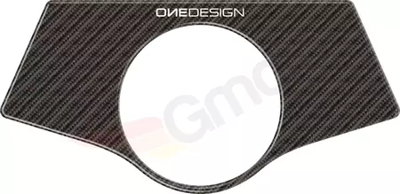 Onedesign PVC Carbon Fiber μοτοσικλέτα τιμόνι ράφι αυτοκόλλητο - PPSK6P 