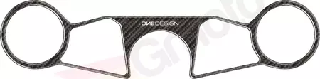 Onedesign PVC Carbon Fiber μοτοσικλέτα τιμόνι ράφι αυτοκόλλητο - PPSK22P 