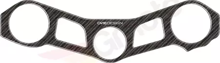 Onedesign PVC Carbon Fiber nálepka na riadidlá motocykla - PPSK19P 