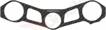 Naklejka na półkę kierownicy motocykla Onedesign PVC Carbon Fiber -4