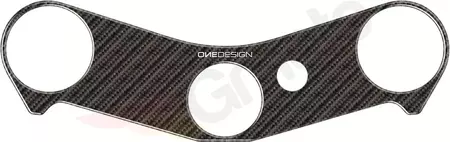 Onedesign PVC Carbon Fiber motorfiets stuurplank sticker-4