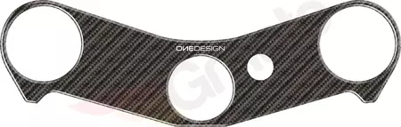 Onedesign PVC Carbon Fiber nálepka na riadidlá motocykla - PPSY13P 