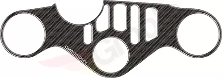 Onedesign PVC Carbon Fiber nálepka na riadidlá motocykla-1