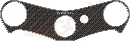 Onedesign PVC Carbon Fiber Motorrad Lenkerablage Aufkleber - PPSY14P 