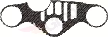 Onedesign PVC Carbon Fiber motorfiets stuurplank sticker - PPSY18P