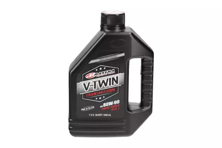 Aceite mineral para engranajes Maxima Racing V-Twin Transmission 4T 80W90 946ml-2