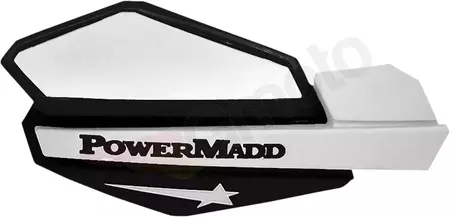 Powermadd/Cobra 22mm 7/8 Star Series rankų apsaugos baltos ir juodos spalvos - 34228