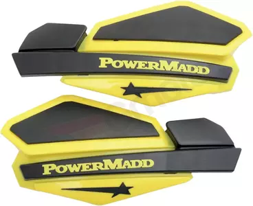 Handbary osłony dłoni Powermadd/Cobra 22mm 7/8 Star Series czarno-żółte - 34206