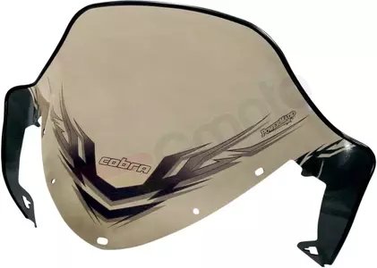 Para-brisas de policarbonato Cobra Custom de 13 polegadas, transparente - 11931