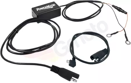 Powermadd/Cobra 2.69 Custom 12V telefoonoplader zwart - 66000