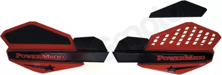 Powermadd/Cobra 22mm 7/8 Star Series handguards zwart/rood - 34202