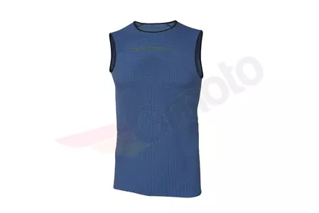 Camiseta de hombre Brubeck 3D Run Pro sin mangas azul oscuro L
