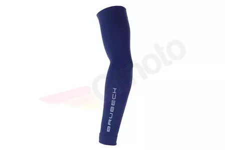 Rękawki kolarskie Brubeck unisex niebieski L/XL