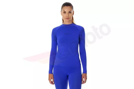 Damen Brubeck Thermo Langarm-Sweatshirt cobalt S