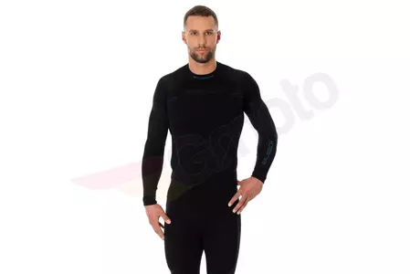 Men's Brubeck Thermo Langarm Sweatshirt schwarz XL