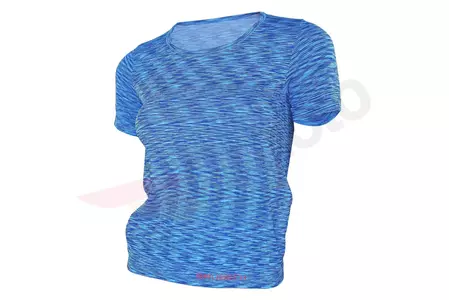 Damen Kurzarm-T-Shirt Brubeck Fusion blau S-1