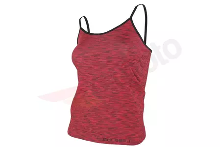 Naisten camisole Brubeck Fusion tummanpunainen M